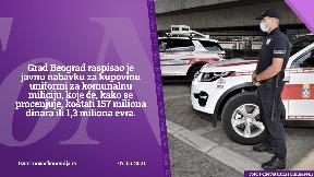 Za uniforme 157 miliona